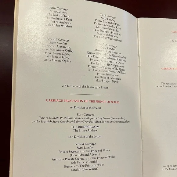 Wedding of Charles and Diana - Souvenir Program - Picture 3 of 6